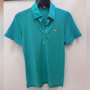 Masters Polo magnolia lane top in green, golf masters